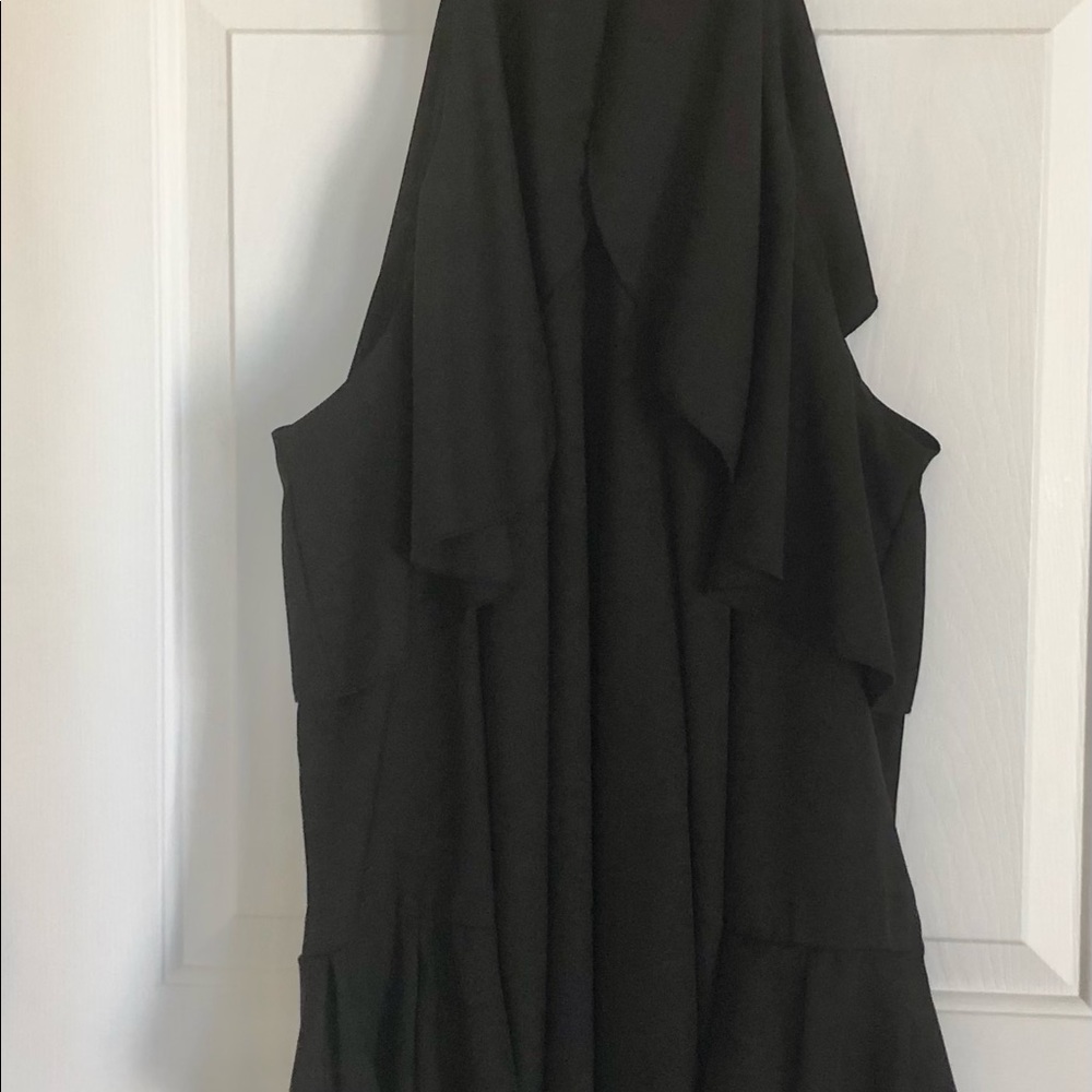ELOQUII cold shoulder ruffle sheath dress - Picture 5 of 13